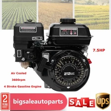 7.5HP Gas Engine 4-Stroke 212cc for Honda GX160 Go Kart Log Splitter Mini Bike