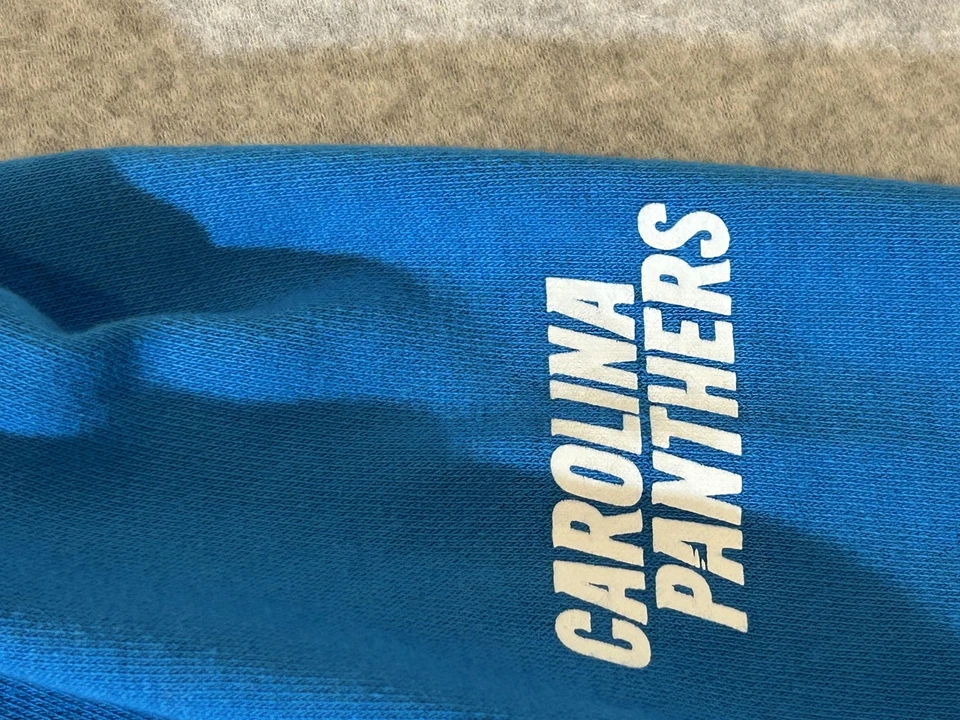 Carolina Panthers Sweatshirt Mens Medium Blue NFL Football Sweater Crewneck - Image 4 of 4