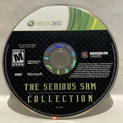 The Serious Sam Collection (Xbox 360, 2013) Disc Only - Good Condition Tested