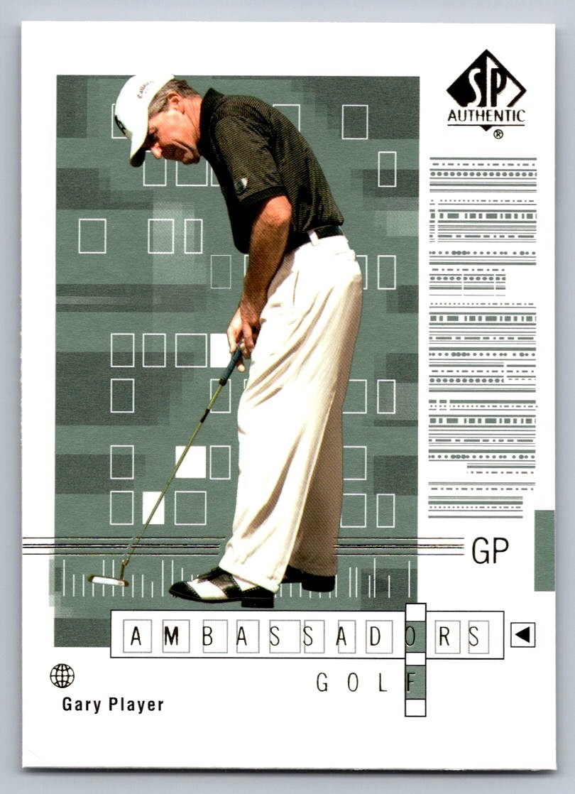 2002 UPPER DECK GOLF CARD AMBASSADORS #69SPA GARY PLAYER