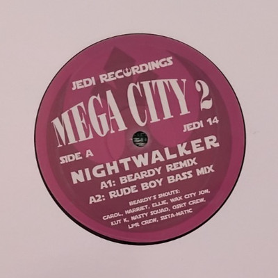 Mega City 2 - Nightwalker / Amazon - Jedi 2016 Reissue Old Skool Hardcore Jungle