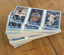 Baseball Trading Cards. 1993 Us Dept Of Transportation 3 Card Panels. Mint Cond.