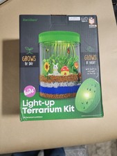 Dan Darci Light-Up Terrarium Kit STEM Kids Science Grow Garden LED Jar Complete
