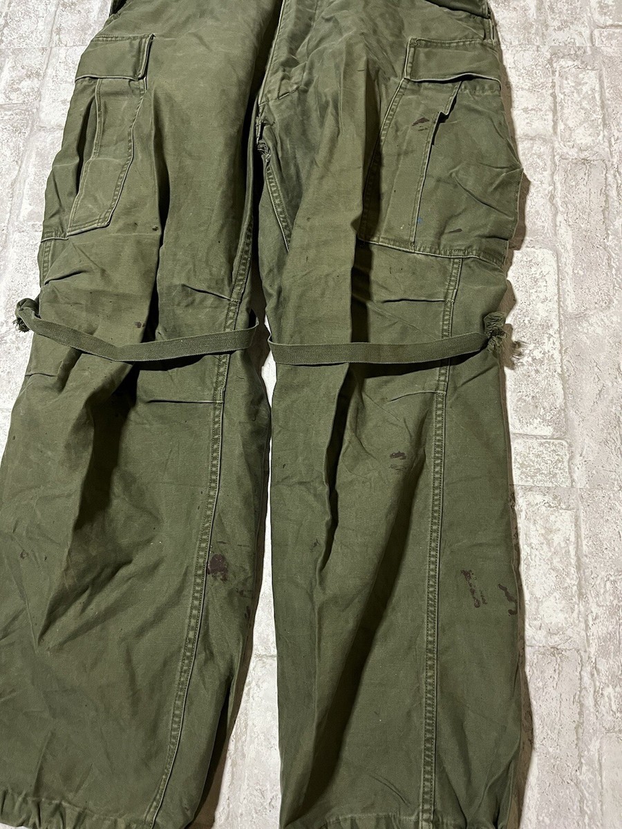 US Army Military M-1951 Field Trousers Small Cargo Pants