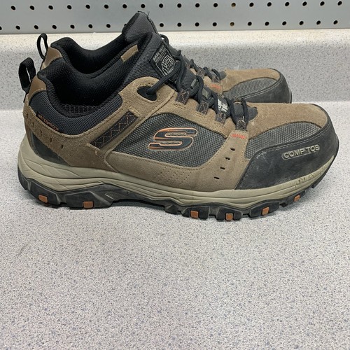 Skechers Work Mens Greetah Brown 