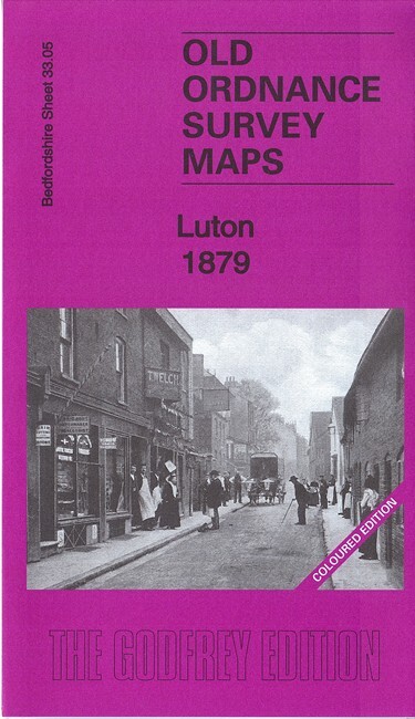 Luton 1879  Coloured Edition  Bedfordshire Sheet 33.05a by Barrie Trinder