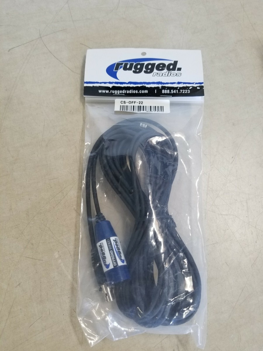 Rugged Radios Jack Intercom Cable CS-OFF-22 (22 Feet) | eBay