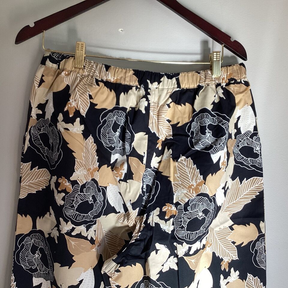 Denim & Co Women's Pull On Capri Pants Stretch, Size XL, Cotton/Spandex ...