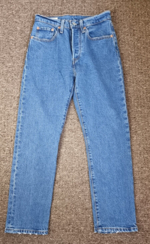 Levi's 501 Boys Jeans Blue W26 L26 Blue Men's Levis Jeans Casual Daily Wear (B4) - Afbeelding 1 van 13