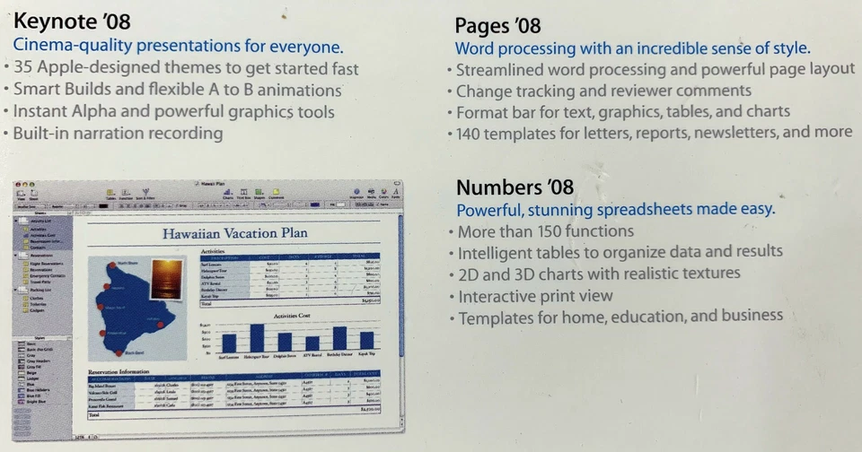 Apple iLife 2008/iWork 2008 set - Full Retail Version! - Image 4 of 4