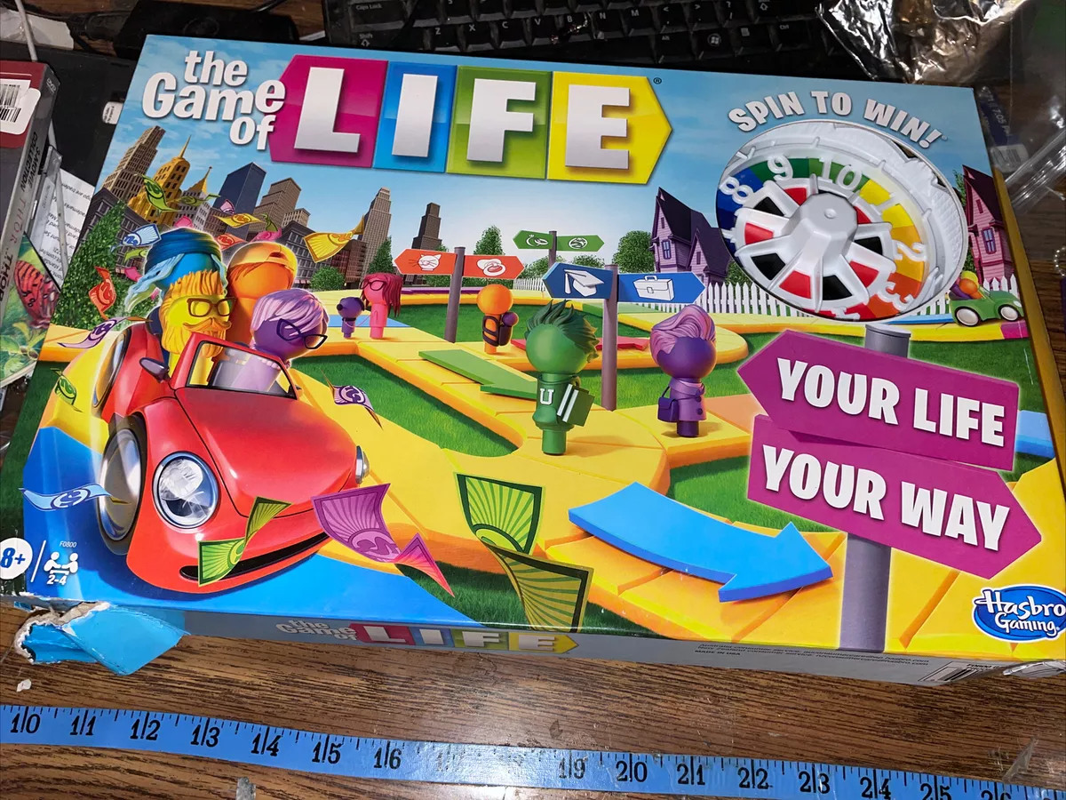 The Game of Life Game, Family Board Game for 2 to 4 Players, for