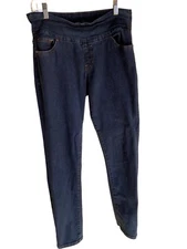 JAG High Rise Skinny Pull-On Stretch Jeans Size 10  DARK BLUE
