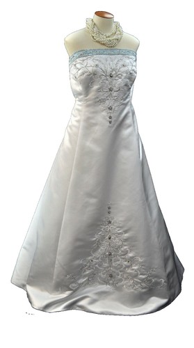 Alfred Angelo Champagne Embellished Strapless Wedding Gown Size 14 $1599 |  eBay