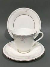 Royal Doulton “ Carnation “ Tea Cup, Saucer & Plate Trio