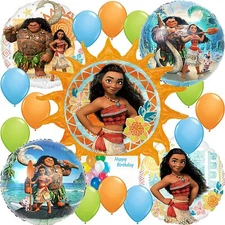 Moana Party Supplies Maui Balloon Decoration Bouquet for any Birthday 
