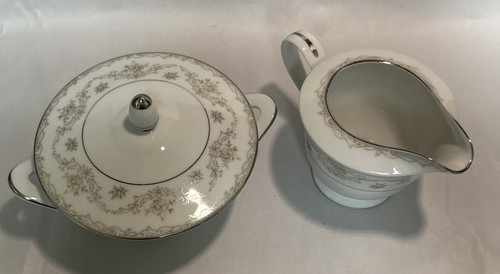 Sango Kenwood Sugar Bowl with Lid And Creamer Clean - NICE! - Picture 3 of 12
