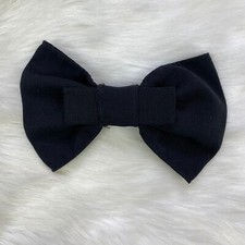 Vintage Black Bow Hair Clip