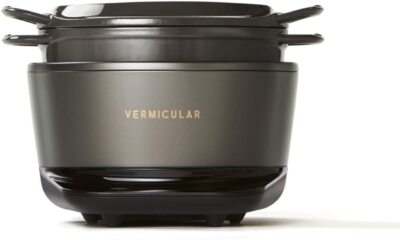 Vermicular Rice Spot Mini 3-Cup Truffle Gray with Special Recipe 