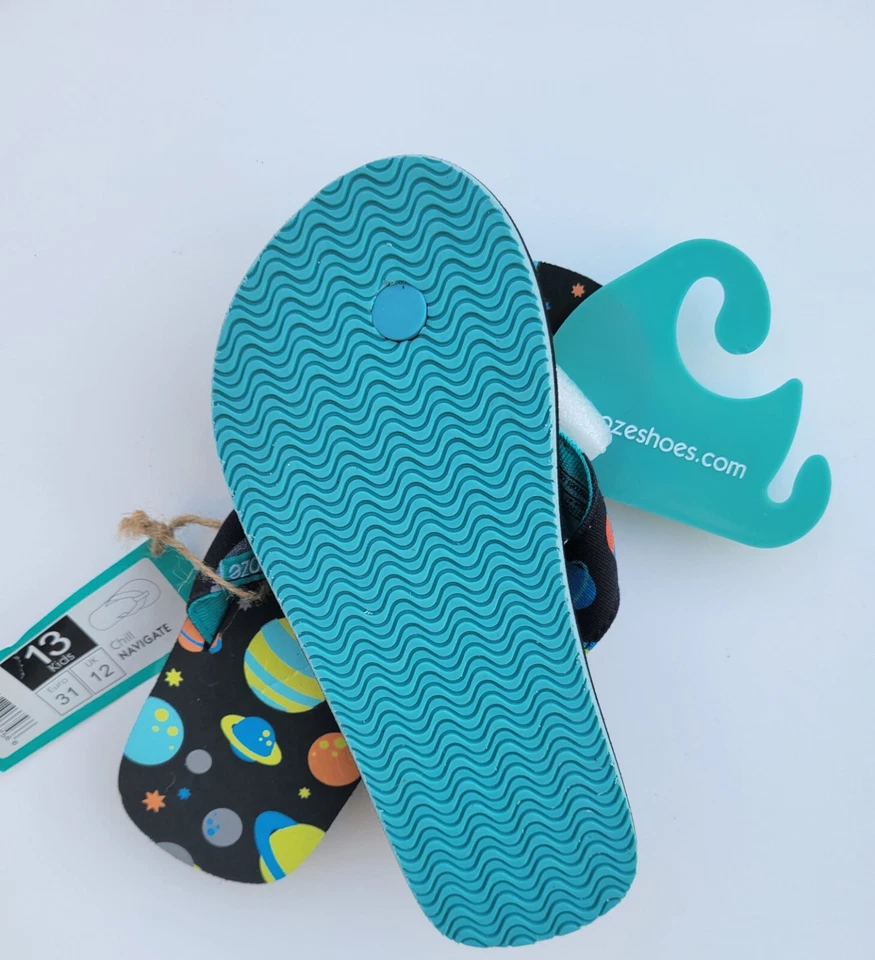 Nuevas Chanclas Chooze Chill de Goma Ligeras Color Navegar Talla 13 Foto 4 de 4