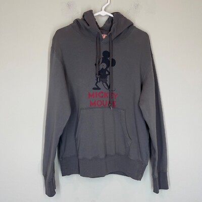 Uniqlo UT Disney Sweater Mickey Mouse Women's M Gray Pullover