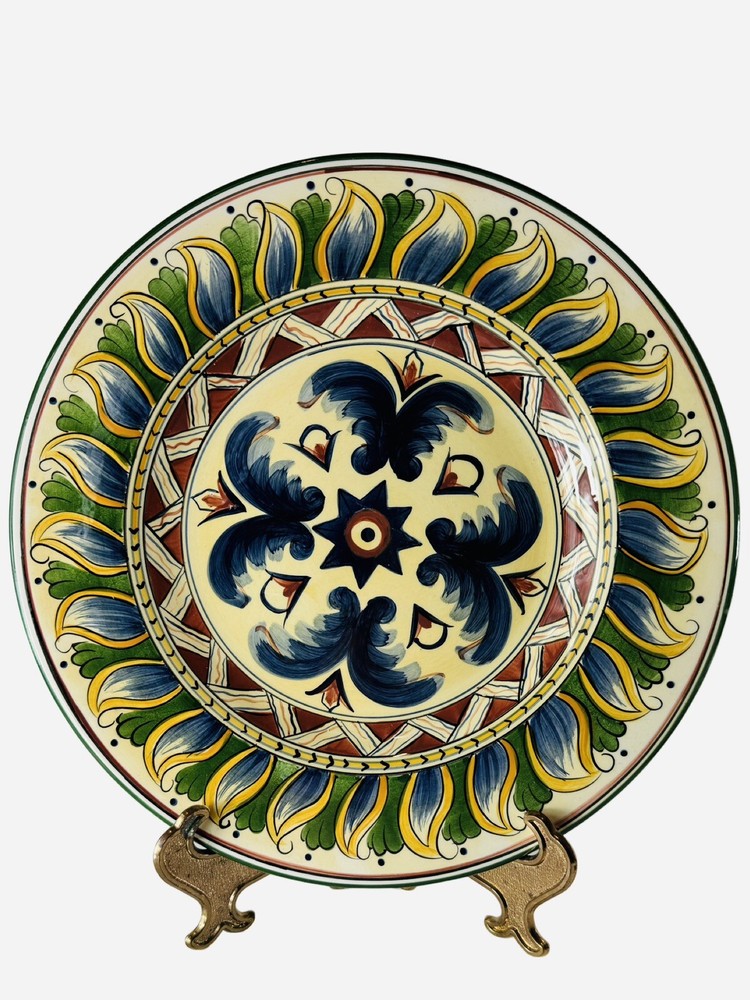 Deruta Hand-Painted Italian Style 13-inch Chop Serving Platter