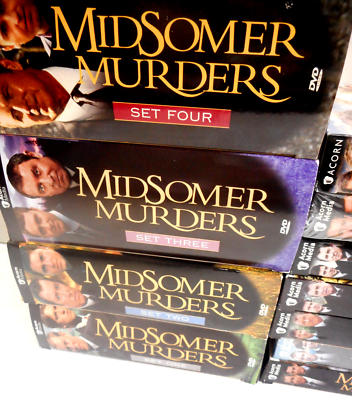 MIDSOMER MURDERS 16 SETS - 1-14, 16, 19 - 67 DVD'S - EXCELLENT