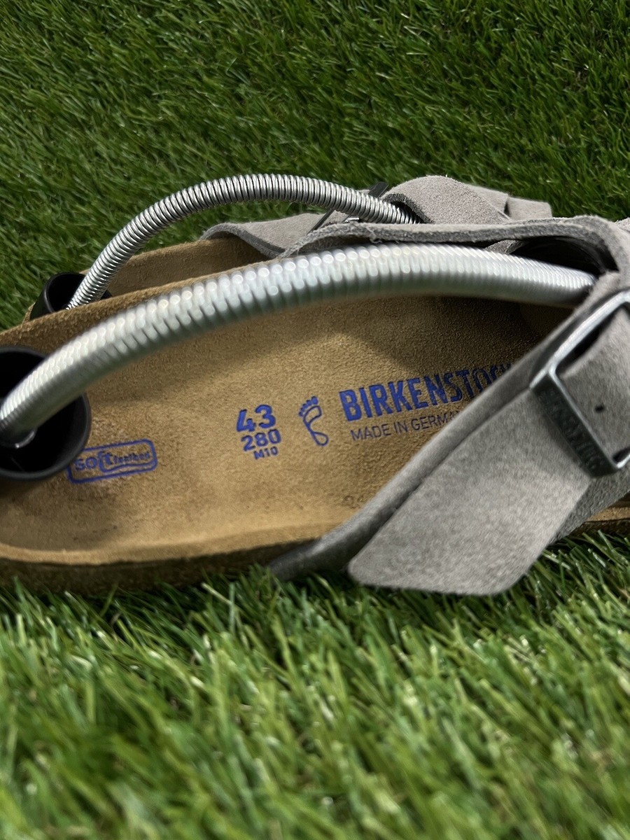 Birkenstock Mens Lugano Soft Footbed Suede Leather Sz 10 43  display picture 2