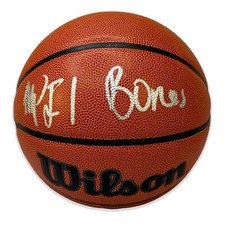 Bones Hyland and MPJ autographed dual signed basketball NBA Denver Nuggets