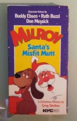  MILROY SANTA'S MISFIT MUTT   buddy ebsen / ruth buzzi   VHS VIDEOTAPE  santas