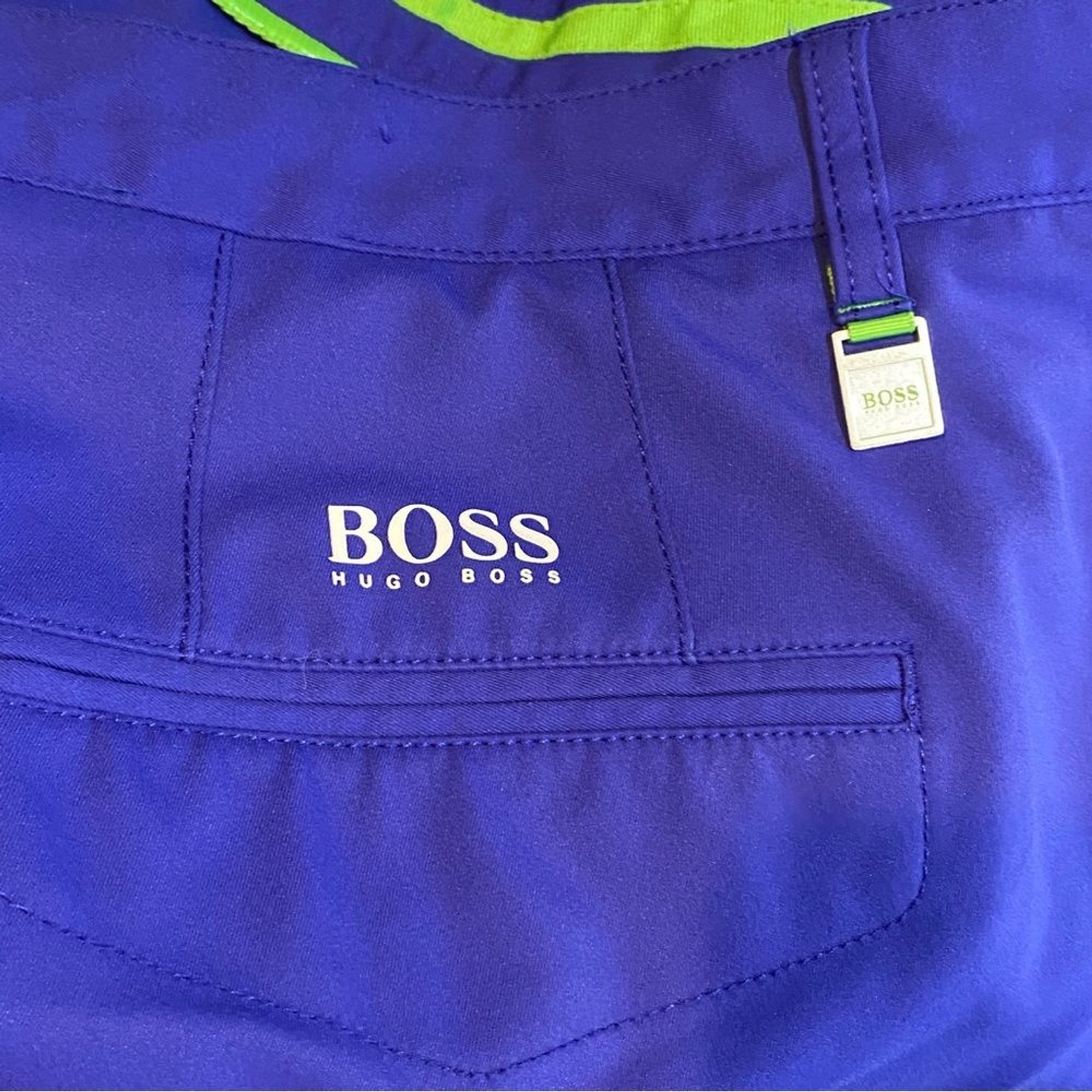 HUGO BOSS Hakan 9 Golf Sport Trouser Pants Electric Blue 36 R  thumbnail 6