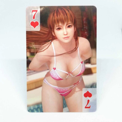 7 Heart KASUMI DEAD OR ALIVE Extreme 3 Playing Cards KOEI TECMO JAPAN GAME