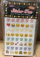 Emoji Stickers 288 Count sticker fun emoticons