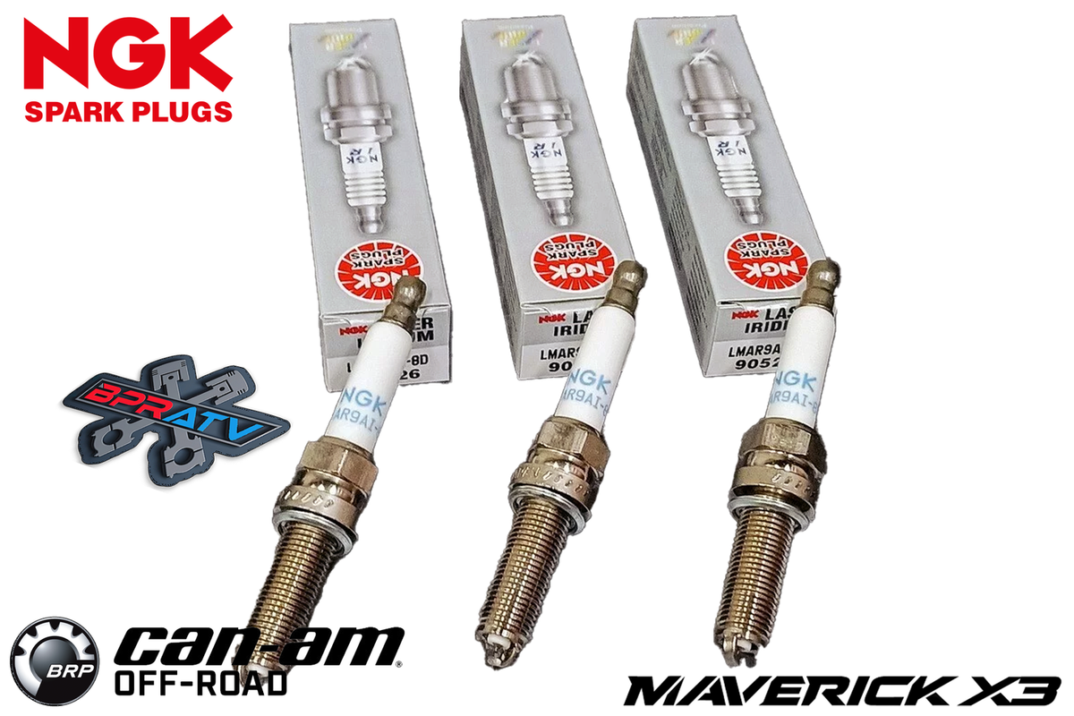 NGK Resistor Spark Plug LMAR8C-9 For Can-Am Maverick Max 1000R 2014-2016 - OEM Quality Replacement