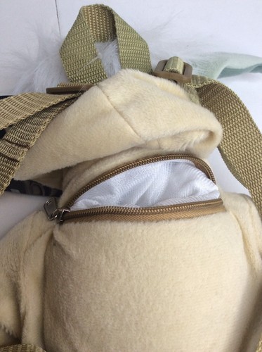Disney Star Wars Yoda Stuffed Plush Doll BackPack Buddies Bag 15in Free Pin NEW - Picture 7 of 7