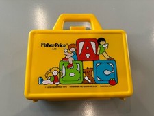 Fisher Price Play 1979 Lunch box ABC 638 With Thermos