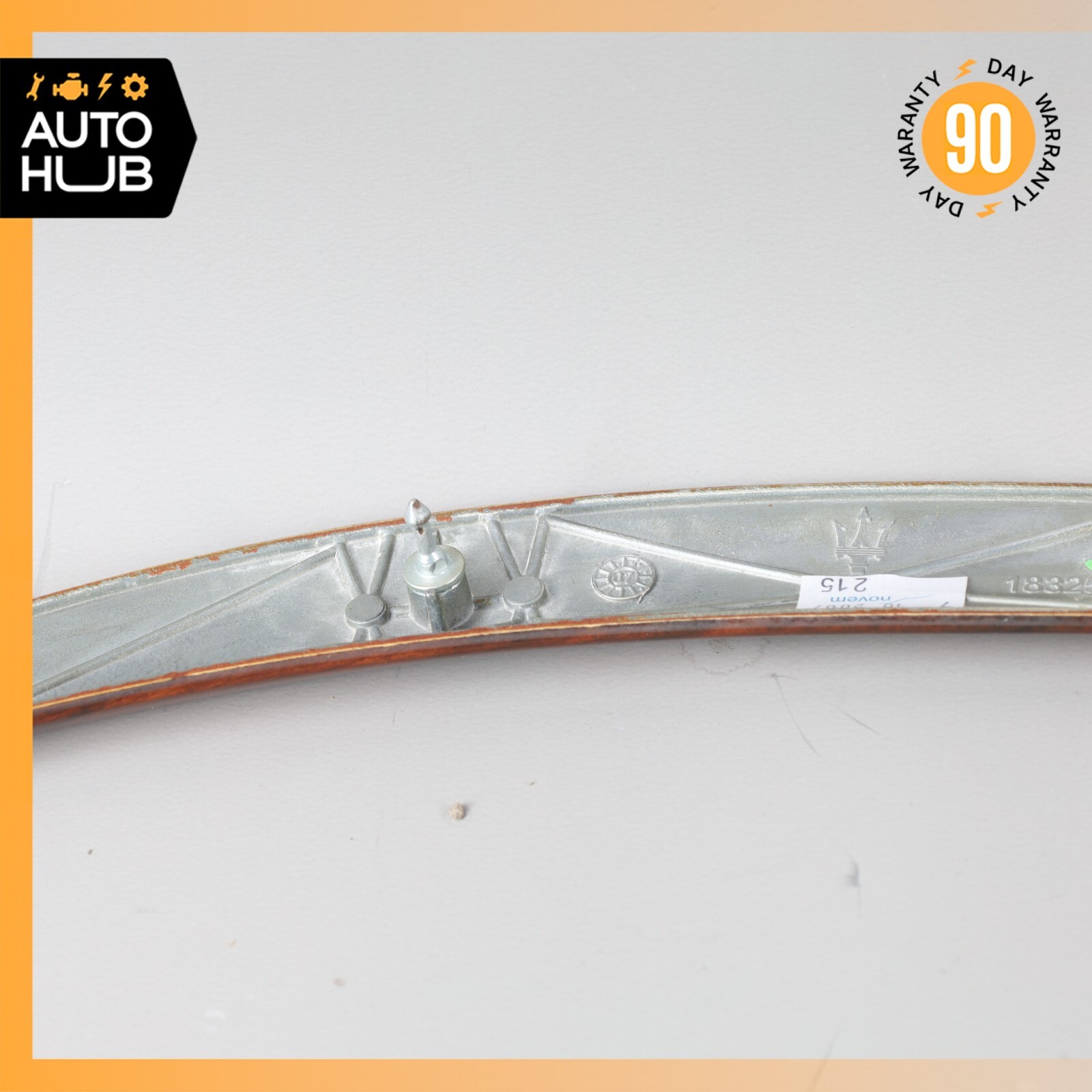 08-18 Maserati GranTurismo M145 Rear Left Driver Side Door Panel Trim Wood OEM
