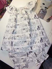 2 pc Bloomer Set Handmade Funny Bunny Easter School Size 2t