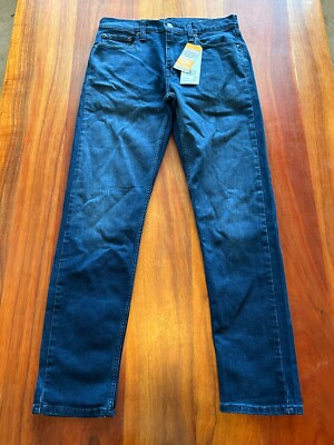 NWT All Season Tech Levis 502 Jeans Men s 30x32 (act. 31x31) Blue Taper Stretch