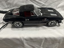 VINTAGE CHEVY CORVETTE 1963 Black Landline Phone