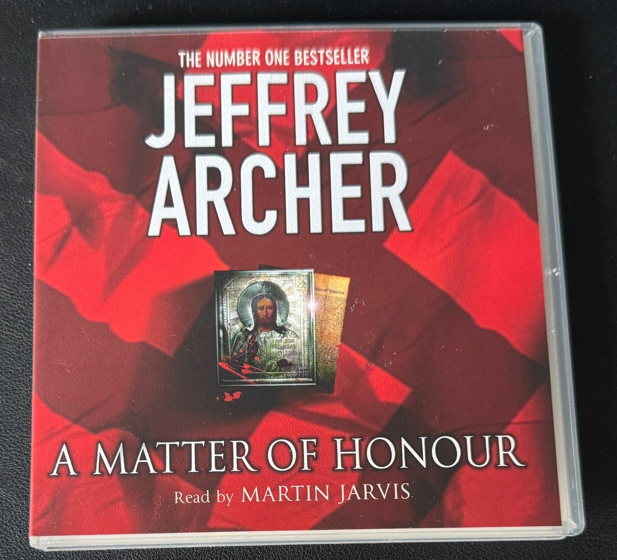 AUDIO BOOK Jeffrey Archer A MATTER OF HONOUR on 3 x CDs read by 