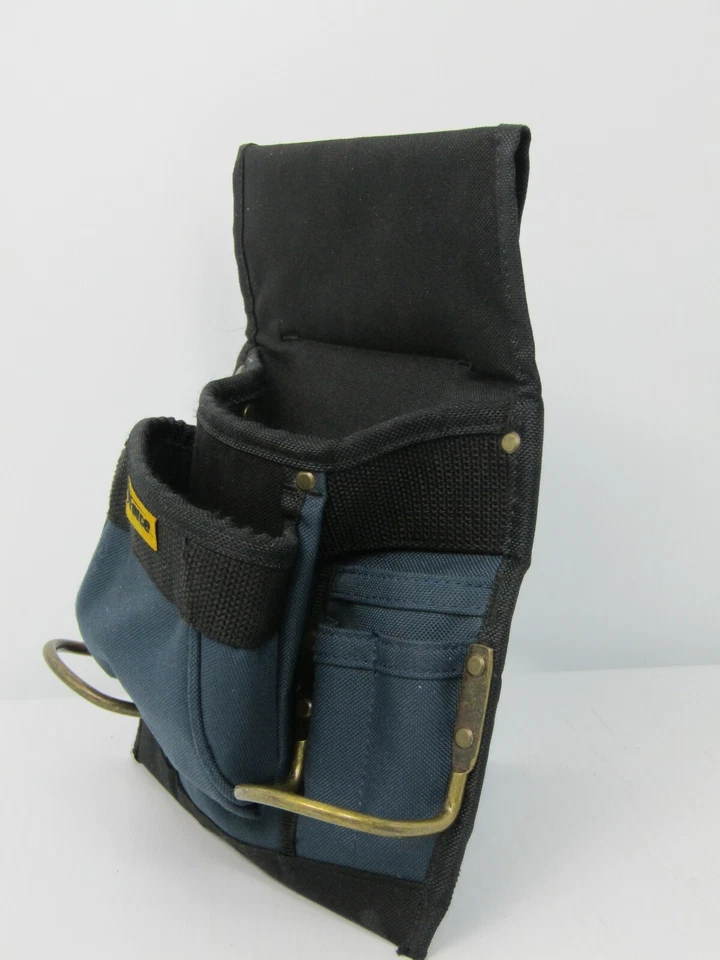 Workfoce Tool Pouch Bag Carpinter Construction Hammer Holder 6 Pockets - Image 3 of 4