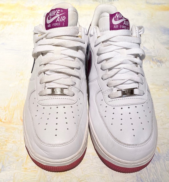 Nike AF1 315115-128 White Purple 2011 Size US12 | eBay