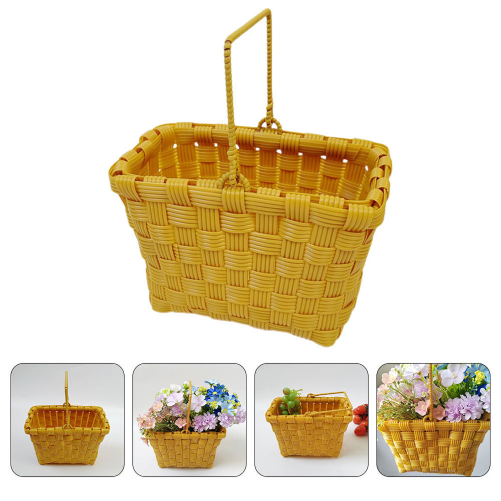 オーガナイザー フルーツデザイン スナック収納バスケット ナチュラルタッチ