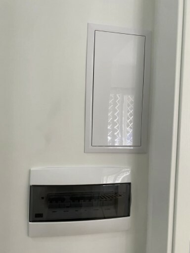 200x 300mm ABS Marrone Plastica Pannello Durevole Ispezione Portello - Foto 12