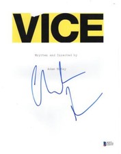 CHRISTIAN BALE SIGNED VICE FULL SCRIPT AUTHENTIC AUTOGRAPH BECKETT COA