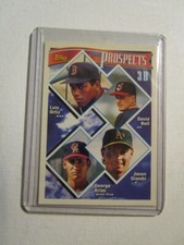 1994 Topps Jason Giambi #389 Rookie Card RC 3B Prospects Ortiz Bell Arias-. rookie card picture
