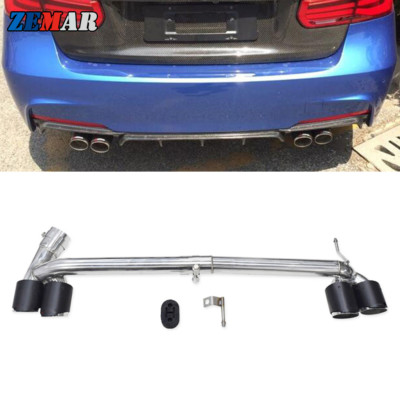 Car Exhaust Pipe Muffler End Tip For BMW 3 Series F30 320i 318i 2013-16 M sport 
