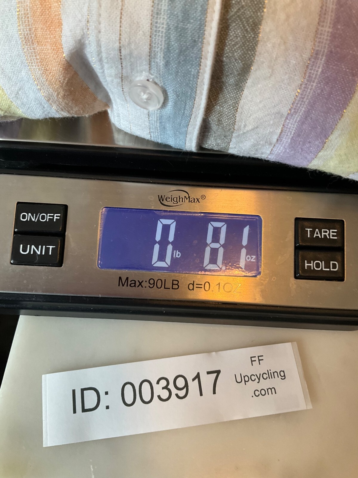 FDJ French Dressing Jeans Medium Striped Linen Blend Shirt Top Multicolor Pastel