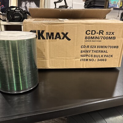 New! - Box Of 4! - SK max CD-R 52x 80min/700mb 100pc