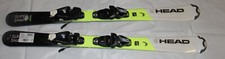 NEW wh/ye HEAD Supershape Skis 117cm Junior  SLR7.5 bk size adjustable Bindings
